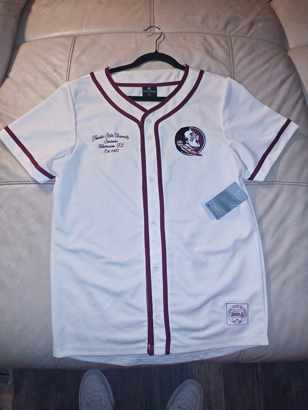 Florida State University Jersey Youth XL
